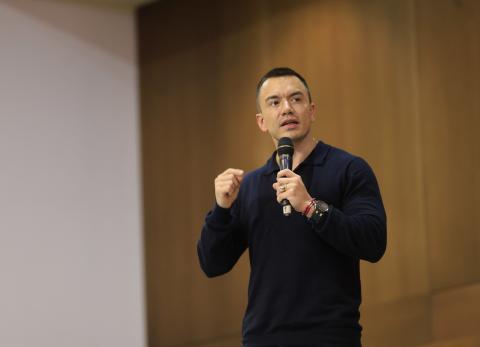 Daniel Noboa habla de su pr&oacute;xima reuni&oacute;n el 7 de marzo en Estados Unidos: &iquest;qu&eacute; dijo?