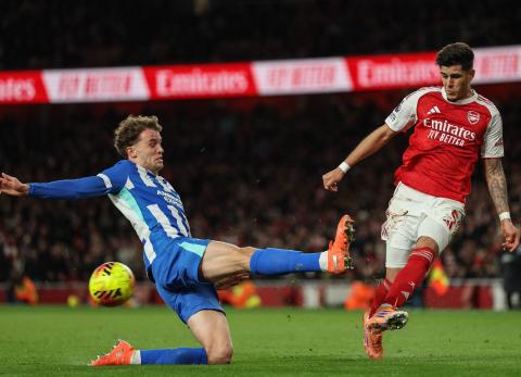 Brighton vs Arsenal: alineaciones, previa y d&oacute;nde ver EN VIVO Premier League 2025-26