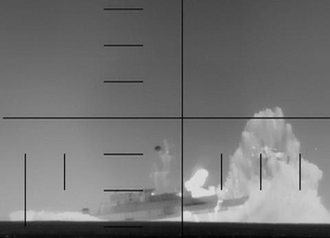 Un submarino de EE.UU. hunde un buque de guerra iran&iacute; frente a costas de Sri Lanka