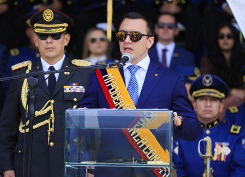 Daniel Noboa habla tras operativo antidrogas internacional: "Ecuador no luchar&aacute; solo"