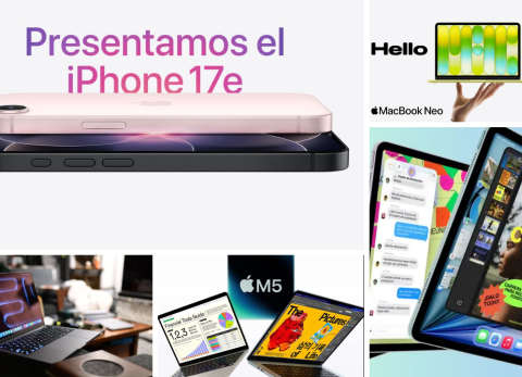 Apple renueva su ecosistema: iPhone 17e, MacBooks con chip M5 y el iPad Air