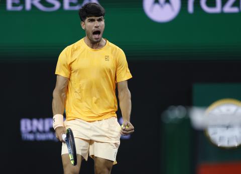 Indian Wells: Lo que sufri&oacute; Alcaraz para llegar a octavos de final ante Ruud