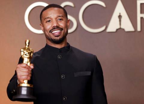 Ni fiesta ni lujo: Michael B. Jordan celebr&oacute; su &Oacute;scar con una hamburguesa