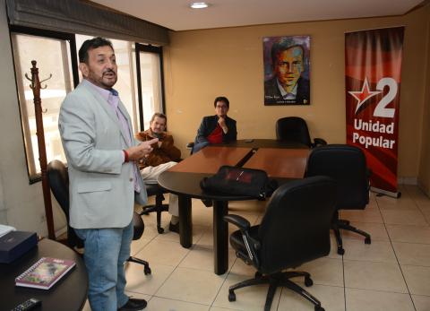 Unidad Popular: "Noboa nos quiere eliminar porque ya lo derrotamos y eso le duele"