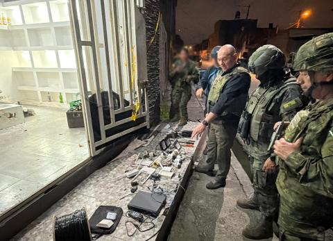 Ofensiva militar deja 845 detenidos y cinco toneladas de droga incautadas en Ecuador