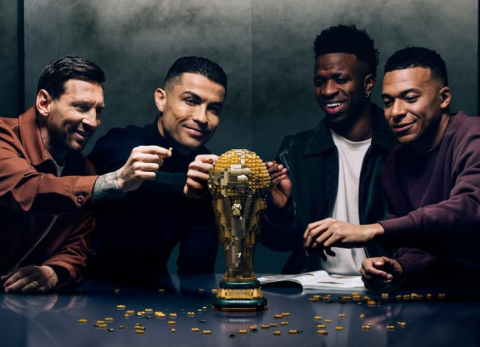 Messi, Ronaldo, Vin&iacute;cius y Mbapp&eacute; protagonizan campa&ntilde;a de LEGO rumbo al Mundial 2026