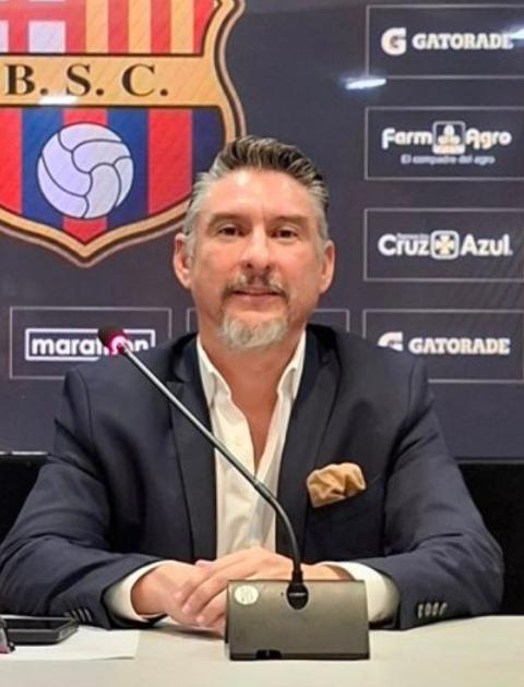 Miguel Montalvo presidente subrogante de Barcelona SC.