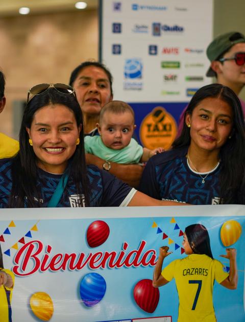 Ecuador, selección femenina sub-20, Ecuador femenino sub-20, Mundial femenino sub-20, recibimiento en Quito