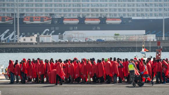 Inmigrantes africanos en Islas Canarias