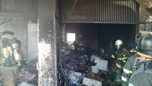 Incendio en el centro de Guayaquil