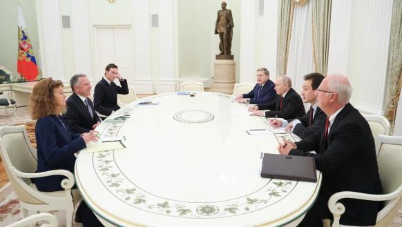 Vladímir Putin, Steve Witkoff, Jared Kushner