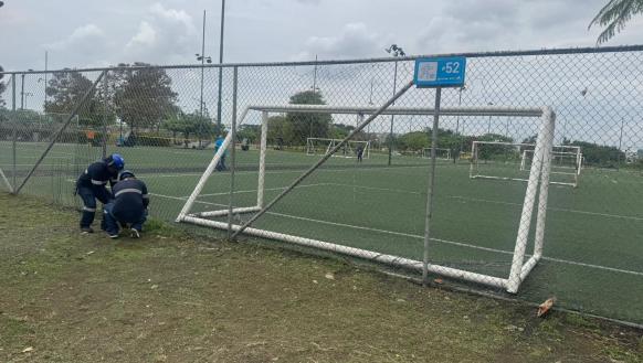 Muerte en parque Samaanes.