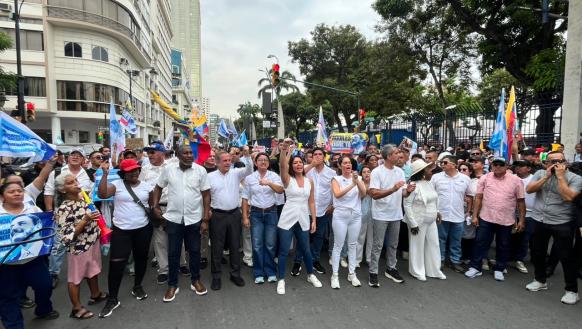 Marcha en Guayaquil