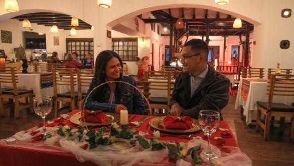 plan de San Valentin- cena romántica