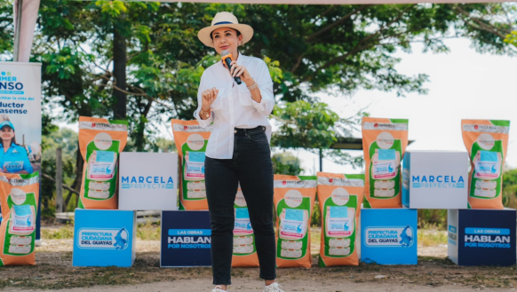 Marcela Aguiñaga, prefecta de Guayas.