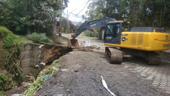emergencia por lluvias en Quito