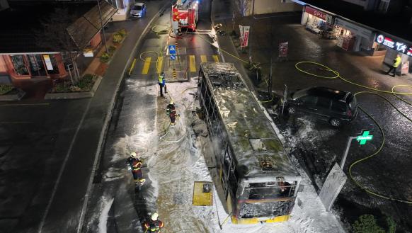 autobús postal en Kerzers