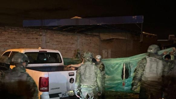 operativo militar en Machachi