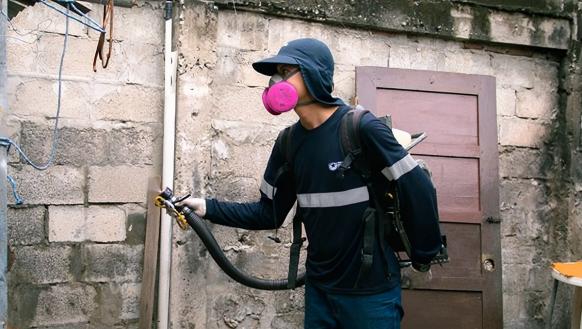 fumigación contra el dengue en Guayaquil