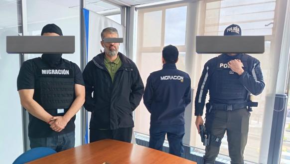 Un ciudadano de nacionalidad iraní fue aprehendido la mañana de este miércoles 25 de marzo en Quito