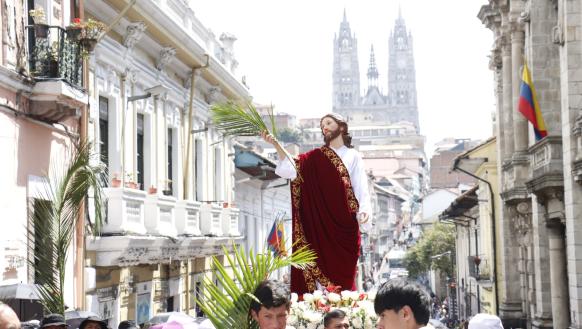 Procesion Domingo de Ramos - Quito