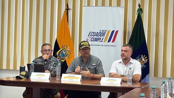 El ministro del Interior John Reimberg hizo la evaluación en seguridad del último año.