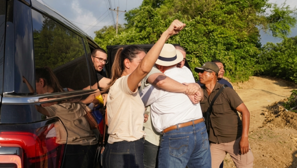 Fiorella Ycaza, esposa de Aquiles Álvarez.