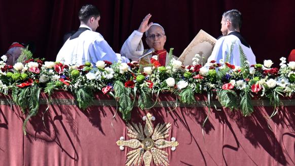 bendición Urbi et Orbi del papa León XIV