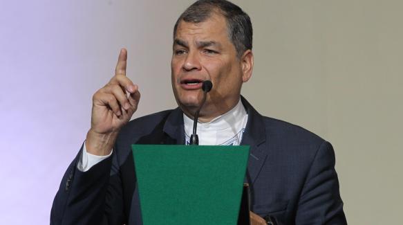 Conferencia magistral de Rafael Correa