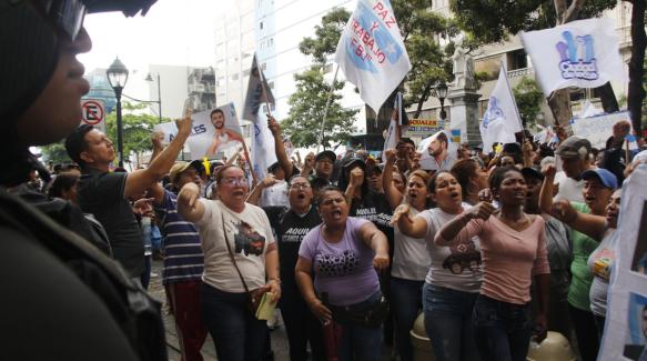 Guayaquil protesta de Aquiles Álvarez