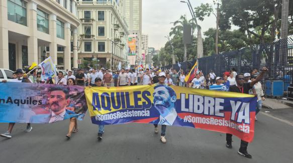 Marcha por Aquiles Álvarez