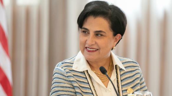 Gabriela Sommerfeld, canciller de Ecuador.