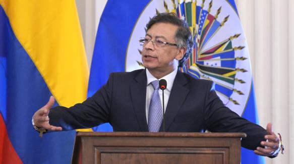 Fotografía de archivo del presidente de Colombia, Gustavo Petro.