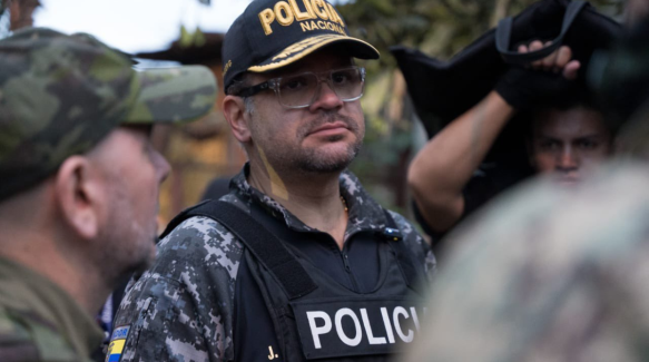 John Reimberg, ministro del Interior en Ecuador.