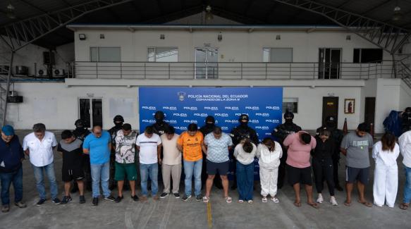 La Operación Costa incluyó operativos en Pichincha, Guayas y El Oro.