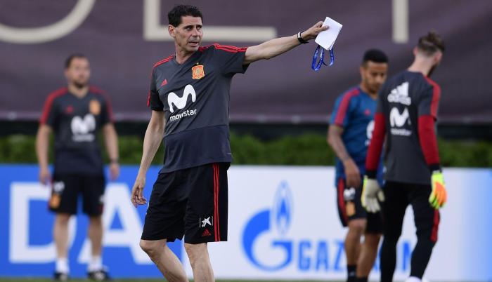 Fernando Hierro, técnico de España