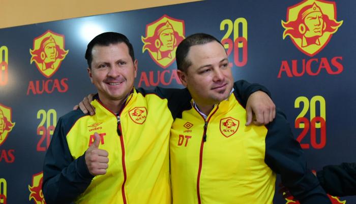 Presentación del nuevo DT de Aucas