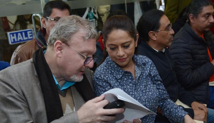 Ramiro Aguilar y Paola Pabón