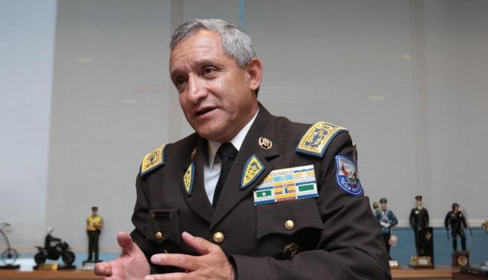 Comandante de la policía Patricio Carrillo