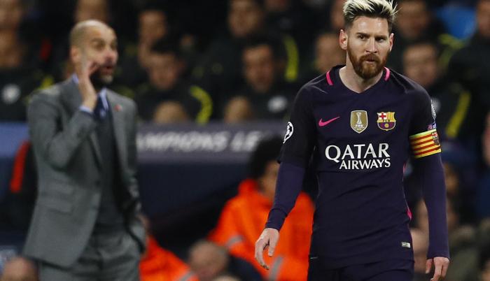Guardiola y Messi