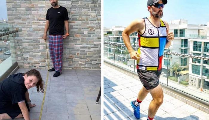 Maratón en balcón