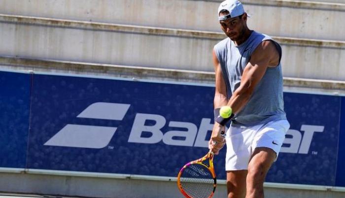 Rafael Nadal tenis España entrena