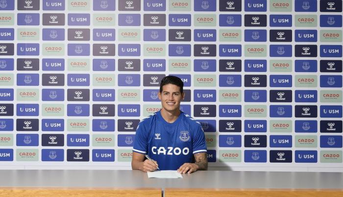 James-Rodríguez-Everton