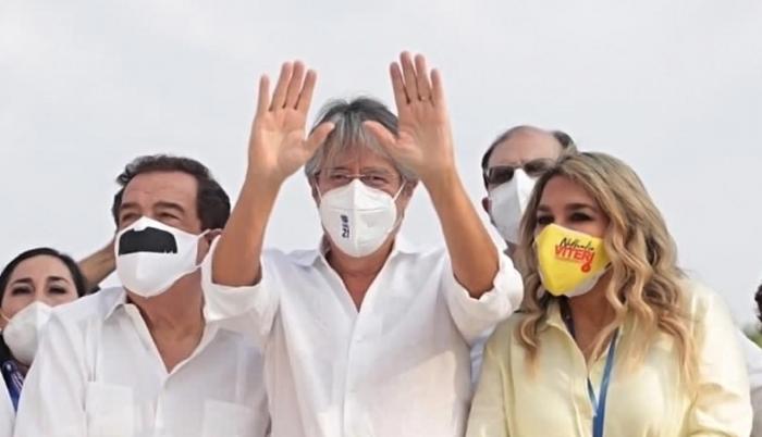 Guillermo Lasso en campaña electoral