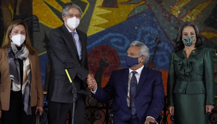 Lenín Moreno y Guillemo Lasso