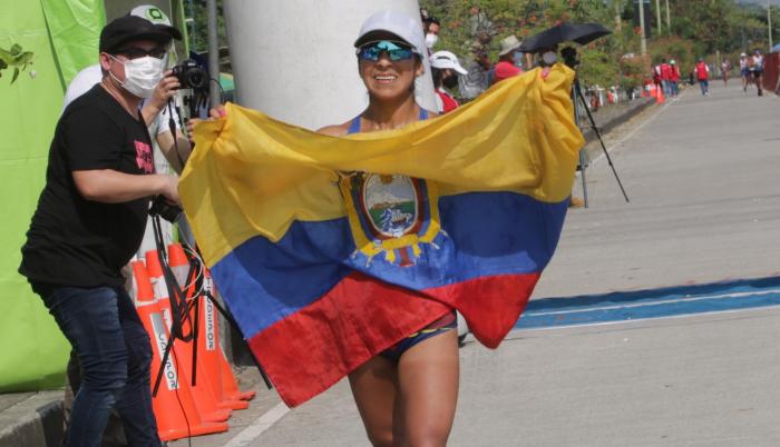 Paola Pérez Panamericano de Marcha Guayaquil