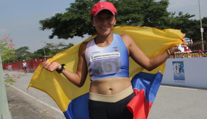 Nathaly León Panamericano de Marcha Guayaquil