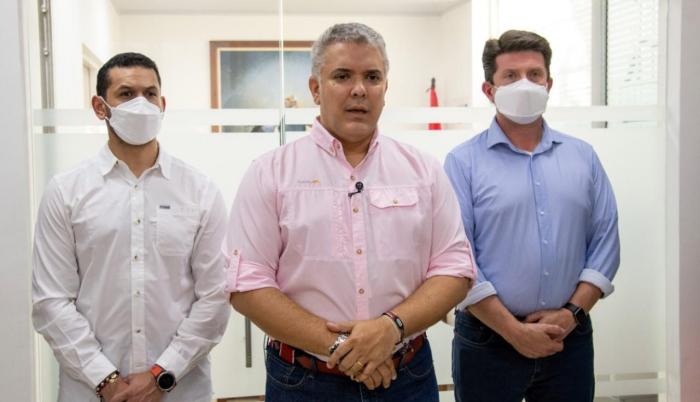 Iván Duque, presidente de Colombia, sufrió un atentando pero salió ileso.
