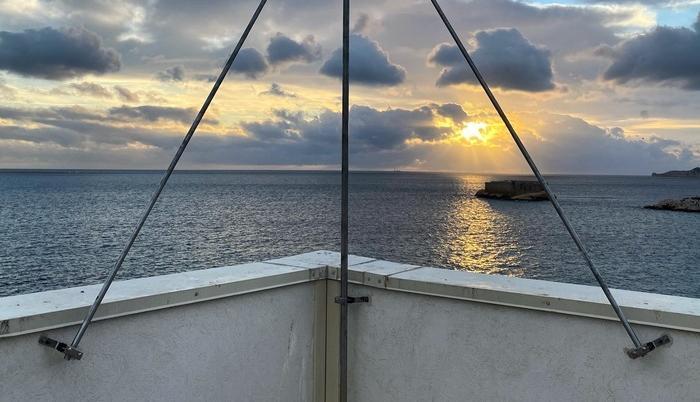 Vista desde las instalaciones de investigación marina de Endoume en Marsella (Francia).