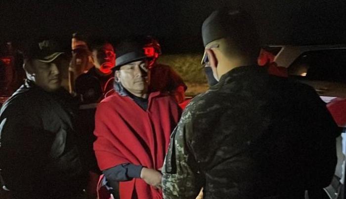 LEONIDAS IZA DETENIDO
